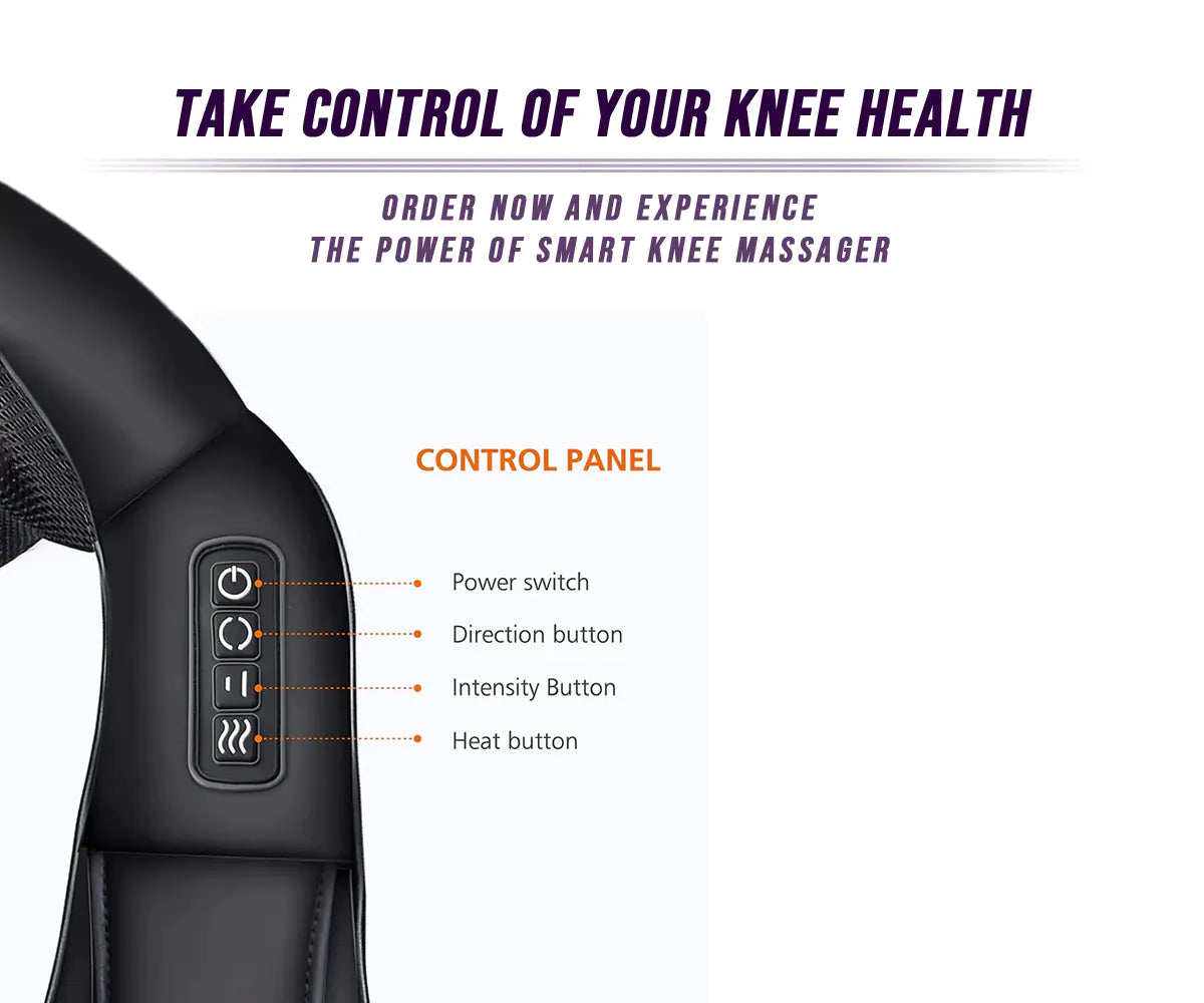 Neck & Shoulder Massager with Heat - Shiatsu Deep Tissue