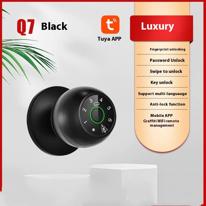 Smart Lock - Fingerprint & Password Door Lock Q7
