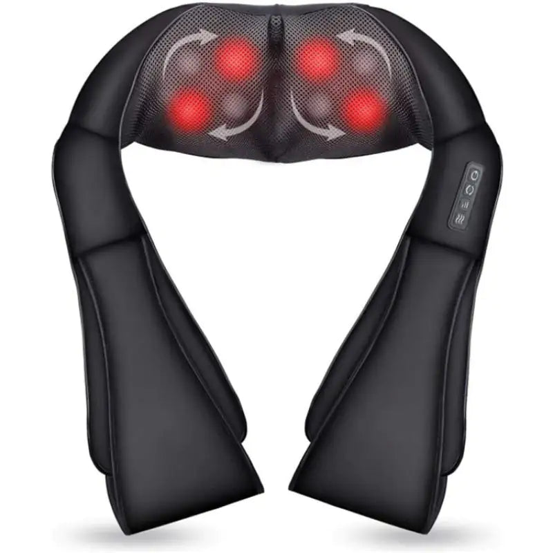 Neck & Shoulder Massager with Heat - Shiatsu Deep Tissue
