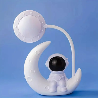 Astronaut LED Nightlight - Moon Desk Lamp for Bedroom